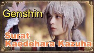 Surat Kaedehara Kazuha