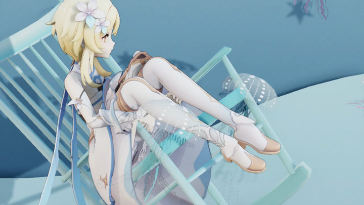 【原神/MMD/荧】☆像坠入妄想深海★深海のリトルクライ