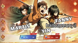 MLBB X ATTACK ON TITAN COLLABORATION IS HERE ON ADVANCED SERVER!