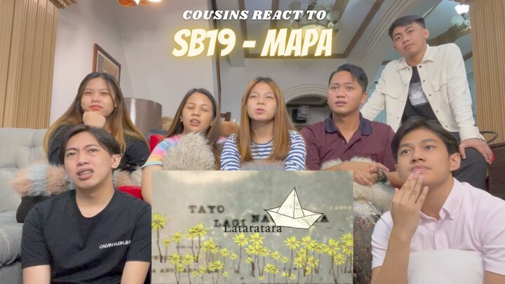 COUSINS REACT TO SB19 'MAPA' | OFFICIAL LYRIC VIDEO