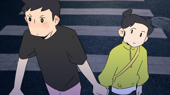 "Even if we have a fight, we still hold hands when crossing the street"