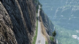 The mountain road is a bit caved in, don't worry, it's not a big problem
