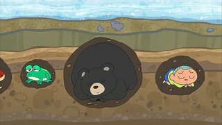 في فصل الشتاء الصامت، تدخل العديد من الحيوانات في حالة السبات الشتوي، وتبحث عن ملاذ آمن من البرد الق