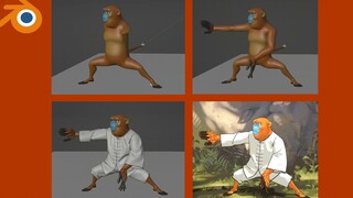 Blender 动画制作流程