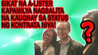 SIKAT NA A-LISTER KAPAMILYA NAGSALITA NA KAUGNAY SA STATUS NG KONTRATA NIYA SA ABS-CBN STAR CINEMA!