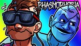 Phasmophobia Funny Moments - Moo Hunts Dwayne "The Mark" Johnson in VR!