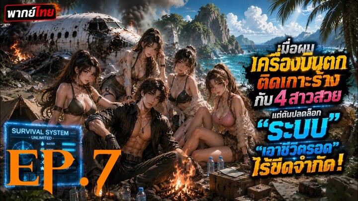 EP.7 เมื่อผมเครื่องบินตกติดเกาะร้างกับ 4 สาวสวย แต่ดันปลดล็อก "ระบบเอาชีวิตรอดไร้ขีดจำกัด!"