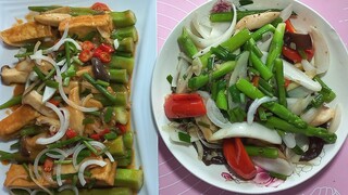 hai món ăn chay thực dưởng. không ngờ ngon như vậy