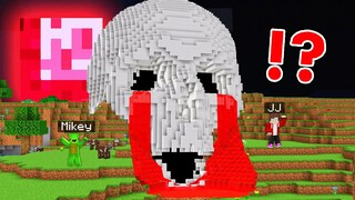 JJ and Mikey Found Cursed Blood Skull in Minecraft - Maizen?!