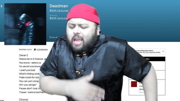 逆天！全网第一个翻唱这个歌的男人！！蔡徐坤 KUN - Deadman 十万粉福利！！