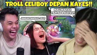 TROLL CELIBOY Di Depan KAYES!! WKWK Ampe Malu2 Kucing Si CELI!!