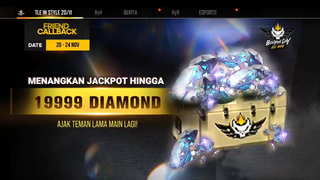 event gratis free fire terbaru callback teman Garena free fire