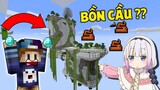 THỬ THÁCH SINH TỒN TRÊN CÁI BỒN CẦU KHỔNG LỒ TRONG MINECRAFT !! *BỒN CẦU TOÀN QUÁI VẬT*