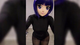 【kigurumi】黑丝面具美女的性感身材，国外kigurumi玩家的面具紧身衣完美搭配（新kig视频560）