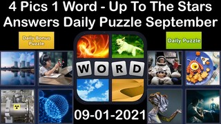 4 Pics 1 Word - Up To The Stars - 01 September 2021 - Answer Daily Puzzle + Bonus Puzzle