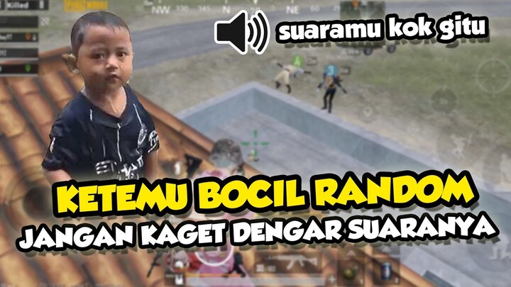 KETEMU BOCIL CEWEK KELAS 1 SD DI RANDOM SQUAD - PUBG MOBILE INDONESIA