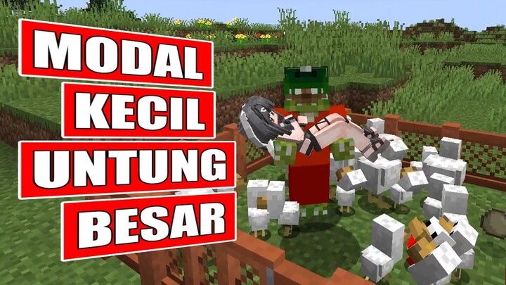 Keunggulan Beternak Ayam di Minecraft! [ Minecraft Indonesia Tips and Trick ]
