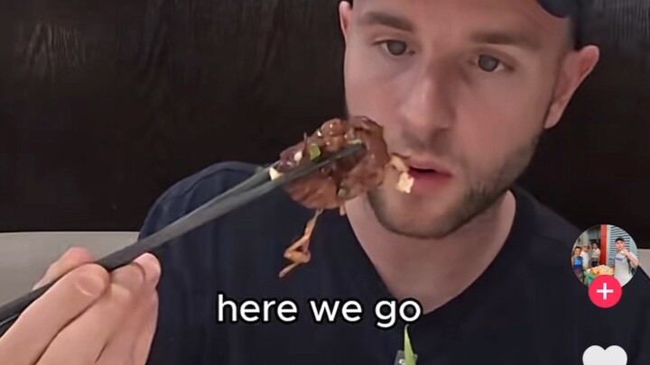 Blogger ẩm thực quốc tế trên TikTok lần đầu tiên ăn món thịt kho tàu Trung Quốc, ngon đến mức lắc đầ