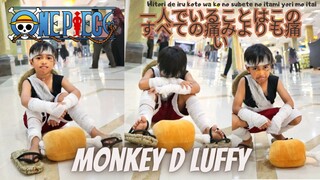 Itu karena..Sendirian lebih menyakitkan dari semua rasa sakit ini. -Monkey D Luffy- #JPOPENT