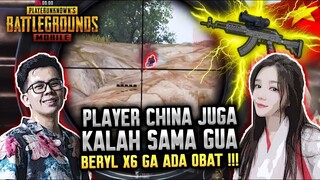 PLAYER CHINA JUGA KALAH SAMA GUA !!! BERYL X6 GAK ADA OBAT !!! #CANDAKALAH - PUBG MOBILE INDONESIA