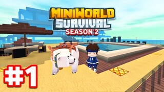 Mini World Survival: Season 2 #1 - House at Sea