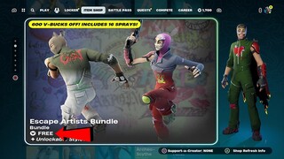 How To Get Caper Skin & Alias Skin NOW FREE In Fortnite! (Unlocked Escape Artists Bundle) Free Skin!