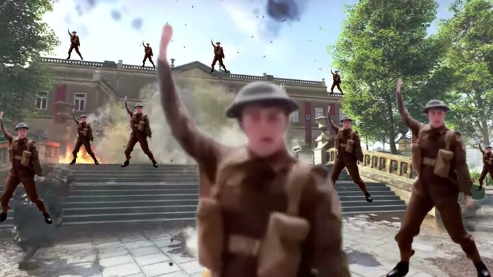 ⚡Pasukan Inggris berjoget kegirangan usai merebut Balai Kota dalam operasi bawah tanah⚡