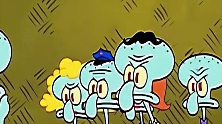 Squidward: It is forbidden to have so many octopuses crowded in one place.