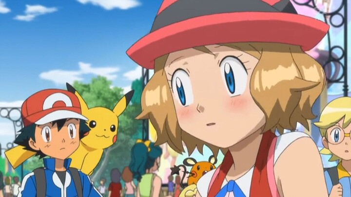 I like seeing Serena getting jealous! I helped her, but she still couldn't make the stupid girl unde
