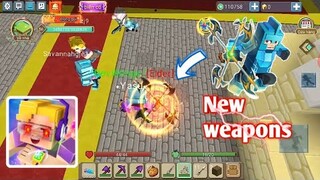 [Blockman GO] New Weapons: Cross Slash Super strong in Sky Block 😰