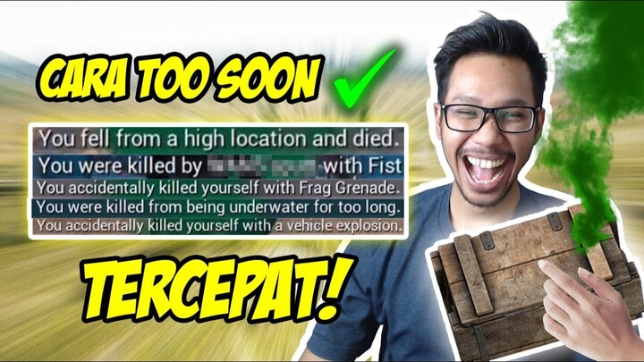 TUTORIAL TOO SOON YANG TIDAK PERNAH DIBERIKAN PROPLAYER - PUBG MOBILE INDONESIA