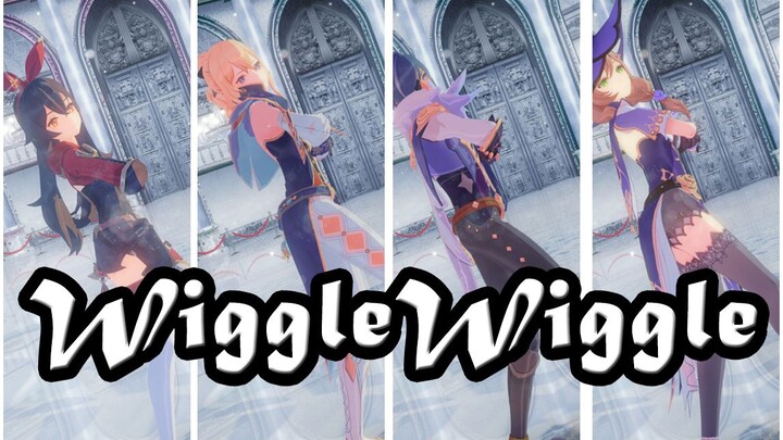 [Genshin Impact/mmd]WiggleWiggle của Bốn Hiệp sĩ Gió Tây