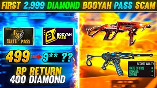 2,999 DIAMOND BOOYAH PASS PRICE 😱 400 DIAMOND WILL RETURN || FREE FIRE🔥