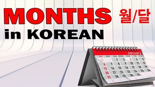 MONTHS IN KOREAN 월/달 - Korean Vocabulary AJ PAKNERS