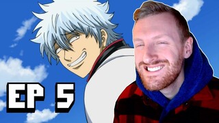 GINTAMA EPISODE 5 REACTION | STREAM VOD