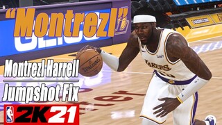 Montrezl Harrell Jumpshot Fix NBA2K21 with Side-by-Side Comparison