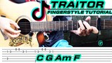 Traitor - Olivia Rodrigo (Guitar Fingerstyle) Tabs + Chords