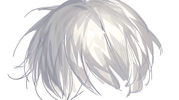 “Drawing” Stream-of-Consciousness Hair Tutorial