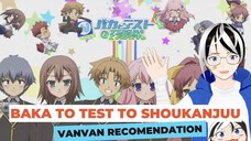 VanVan Recomendation(VR) Anime - Baka to Test to Shoukanjuu