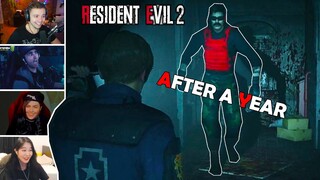 Resident Evil 2 RE Top Twitch Jumpscares/Funny Moments After A Year (Horror Games)