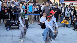 是练习生的程度了吧！BLACKPINK《Shut Down》小朋友翻跳by Burvey 韩国弘大街头 / 2022.10.8