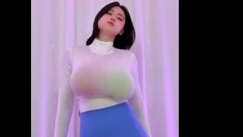 Cute big booby girl| boobs shaking