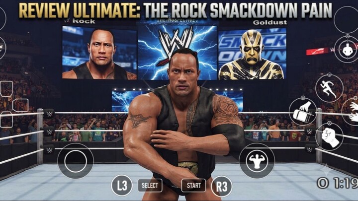 review ultimate the rock smackdown pain