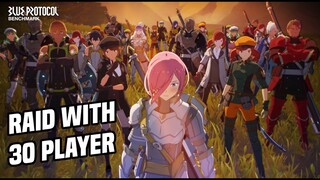 BLUE PROTOCOL - ANIME MMO | RAID WITH 30 PLAYERS