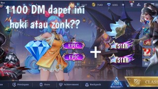 1100 DM DAPETNYA DILUAR NALAR || mobile legends