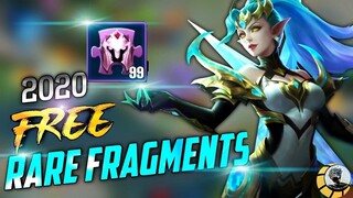 HOW TO GET FREE RARE FRAGMENTS IN MOBILE LEGENDS 2020 | FREE RARE SKIN FRAGMENTS - MOBILE LEGENDS