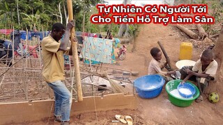 Tập 282||Antonio một mình hoàn thiện Sân như thế nào?||2Q Vlogs Cuộc Sống Châu Phi