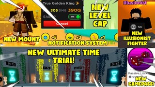 UPDATE 27: NEW ILLUSIONIST, ULTIMATE TIME TRIAL, NEW LEVEL CAP, NEW MOUNT IN ANIME FIGHTER SIMULATOR