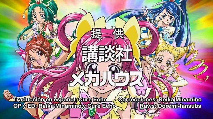 precure yes 5 Episode 27 rin natsuki takut hutan