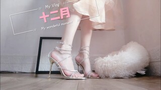 《ฤดูร้อนปลายฤดู 2》รองเท้าแตะพลอยเทียมหรูหราเบาๆ ส้นสูง 10 ซม. ทดลองสวมใส่และสาธิต